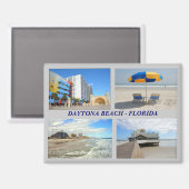 Daytona Beach Florida magneet (Voorkant / Achterkant)