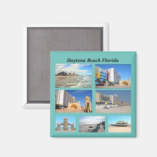Daytona Beach Florida Magneet (Voorkant / Achterkant)