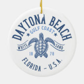 Daytona Beach Florida Paradise Beach Keramisch Ornament (Achterkant)
