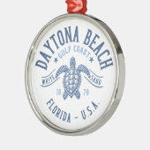Daytona Beach Florida Paradise Beach Metalen Ornament (Links)