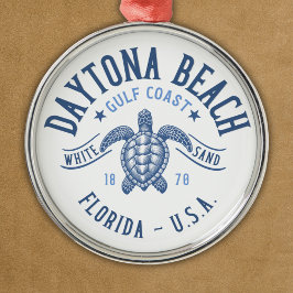 Daytona Beach Florida Paradise Beach Metalen Ornament