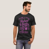 Daytona Beach Florida Retro Hotrod Surf 15 T-shirt (Voorkant volledig)