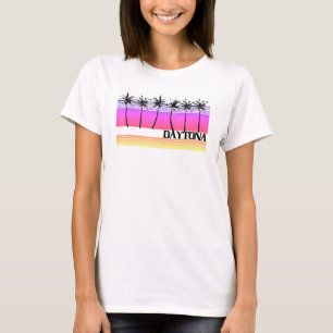 Daytona Beach Florida Retro Style  Sunset 7 T-shirt