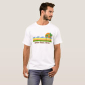 Daytona Beach Florida RETRO T shirt (Voorkant volledig)