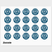 Daytona Beach Florida Ronde Sticker (Vel)