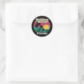 Daytona Beach Florida Ronde Sticker (Tas)