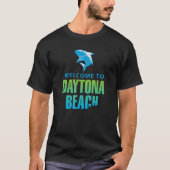 Daytona Beach Florida Shark Bite Design T-shirt (Voorkant)
