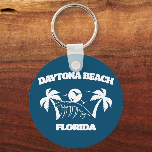 Daytona Beach Florida Sleutelhanger (Achterkant)