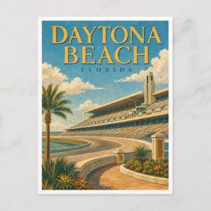 Daytona Beach Florida Speedway GeoSaga Briefkaart