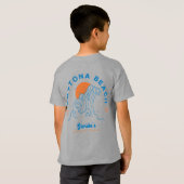 DAYTONA BEACH FLORIDA SUMMER WAVACATION T-SHIRT (Achterkant volledig)