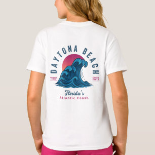 DAYTONA BEACH FLORIDA SUMMER WAVACATION T-SHIRT