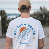 DAYTONA BEACH FLORIDA SUMMER WAVACATION T-SHIRT