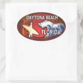 Daytona Beach Florida surf kunst stickers (Tas)