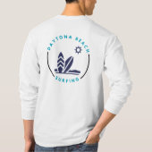 Daytona Beach Florida Surfen T-shirt (Achterkant)