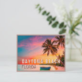 Daytona Beach Florida Tropische palmboom jaren 195 Briefkaart (Staand voorkant)