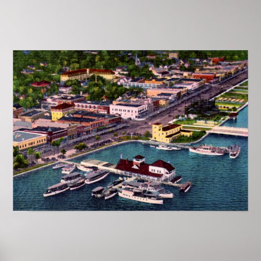 Daytona Beach Florida Uitzicht Beach Street Poster (Voorkant)