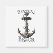 Daytona Beach Florida Vacation Nautical Anchor Magneet (Voorkant)