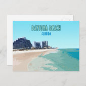 Daytona Beach Florida Vintage Briefkaart (Voorkant / Achterkant)