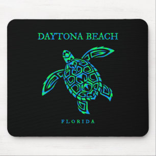 Daytona Beach Florida Zee Schildpad Jongens Meisje Muismat