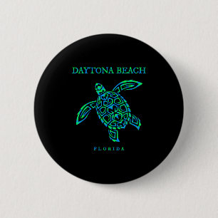 Daytona Beach Florida Zee Schildpad Jongens Meisje Ronde Button 5,7 Cm