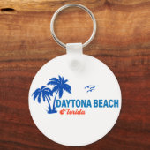 Daytona Beach Florida Zomergolven Vakantie jaren 6 Sleutelhanger (Achterkant)