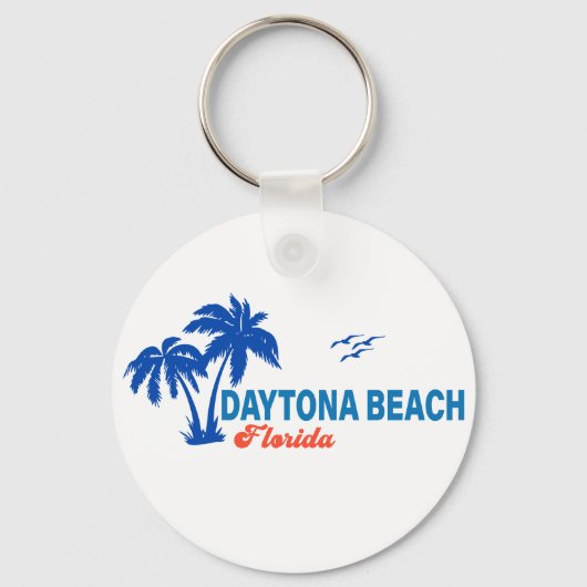 Daytona Beach Florida Zomergolven Vakantie jaren 6 Sleutelhanger (Achterkant)