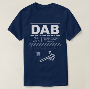 Daytona Beach International Airport DAB T-shirt