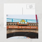 Daytona Beach Main Pier Boardwalk Bridge Briefkaar Briefkaart (Voorkant / Achterkant)