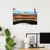 Daytona Beach Main Pier Boardwalk Bridge Poster (Thuiskantoor)
