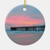Daytona Beach Main Street Pier Sunrise Ornament (Voorkant)