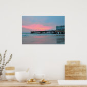 Daytona Beach Main Street Pier Sunrise Poster (Keuken)