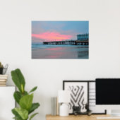 Daytona Beach Main Street Pier Sunrise Poster (Thuiskantoor)