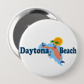 Daytona Beach. Ronde Button 4,0 Cm (Voorkant /achterkant)