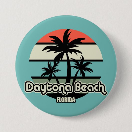 Daytona Beach Ronde Button 7,6 Cm (Voorkant)