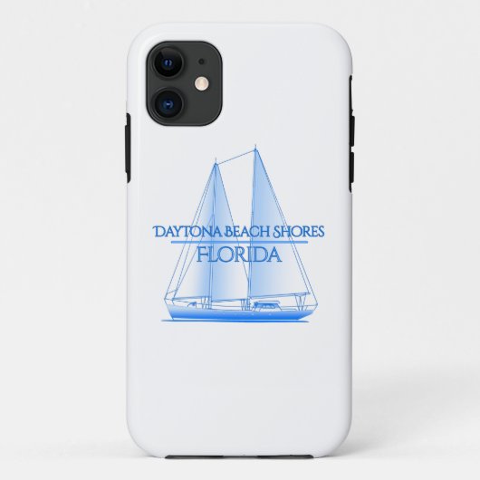 Daytona Beach Shores Coastal Nautical Sailing Sail Case-Mate iPhone Case (Achterkant)