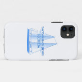 Daytona Beach Shores Coastal Nautical Sailing Sail Case-Mate iPhone Case (Achterkant (horizontaal))