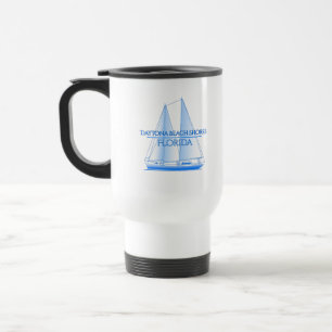 Daytona Beach Shores Coastal Nautical Sailing Sail Reisbeker