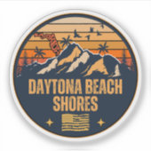 Daytona Beach Shores, Florida Sticker (Voorkant)