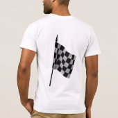 Daytona Beach Speedway Racer Mannen T-Shirt (Achterkant)