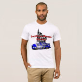 Daytona Beach Speedway Racer Mannen T-Shirt (Voorkant volledig)