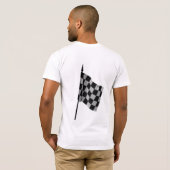 Daytona Beach Speedway Racer Mannen T-Shirt (Achterkant volledig)