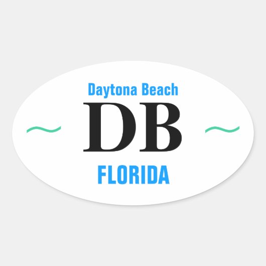DAYTONA BEACH stickers (4) (Voorkant)