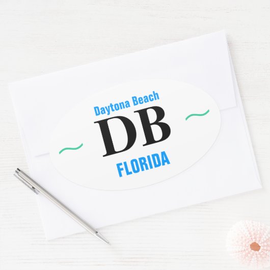 DAYTONA BEACH stickers (4) (Envelop)