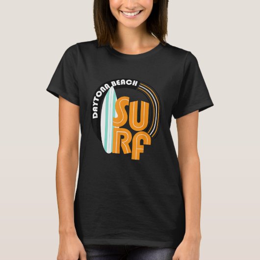 Daytona Beach Surf en Surfboard Shirt (Voorkant)