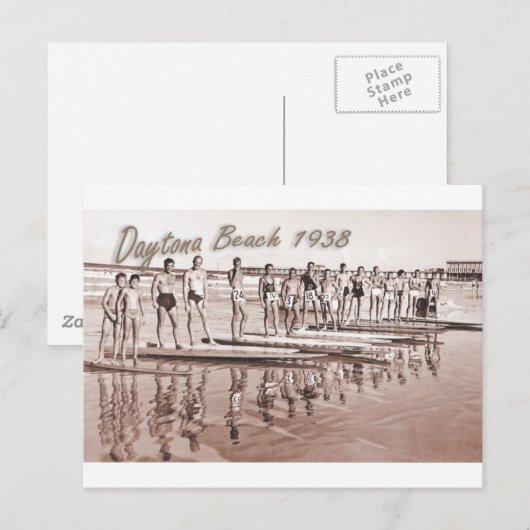 Daytona Beach  Surf Group Foto Briefkaart (Voorkant / Achterkant)