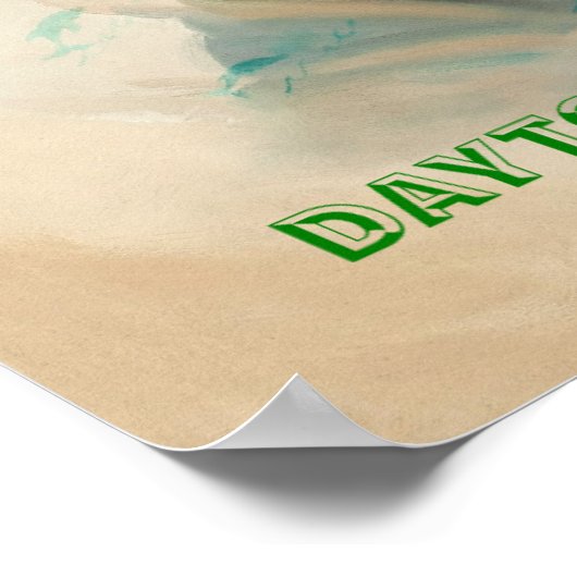 Daytona Beach Travel Poster (Hoek)