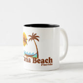 Daytona Beach. Tweekleurige Koffiemok (Voorkant rechts)