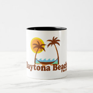 Daytona Beach. Tweekleurige Koffiemok