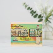  Daytona Beach Vintage Ansichtkaart Briefkaart (Staand voorkant)