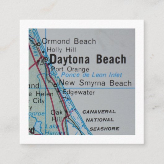 Daytona Beach We hebben Verhuisd Nieuw Adres Kaart (Voorkant)